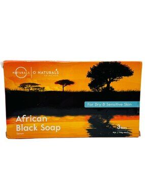 O Naturals Organic African Black Soap Bar